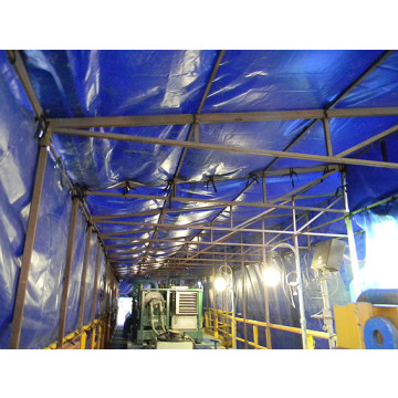 Тентовая ткань UTEX 750 г/м2, серая - фото - 9