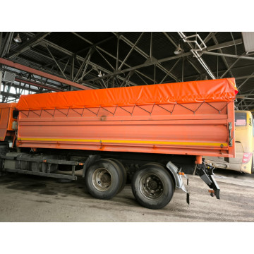 Тентовая ткань UTEX 650 г/м2, оранжевая - фото - 8